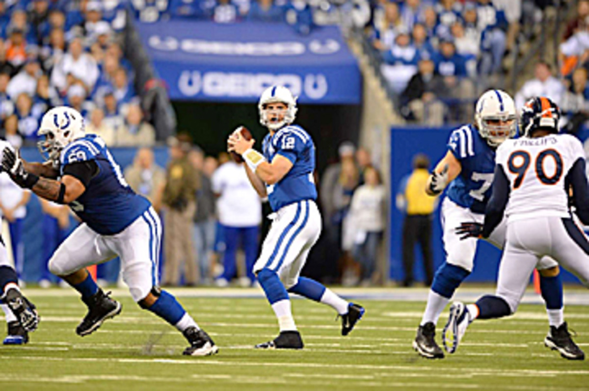 The Colts might finally open things up for Andrew Luck. (Andrew Hancock for Sports Illustrated)